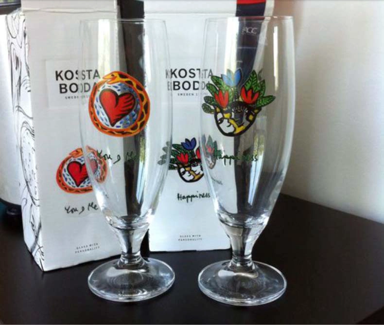 custom glass cup