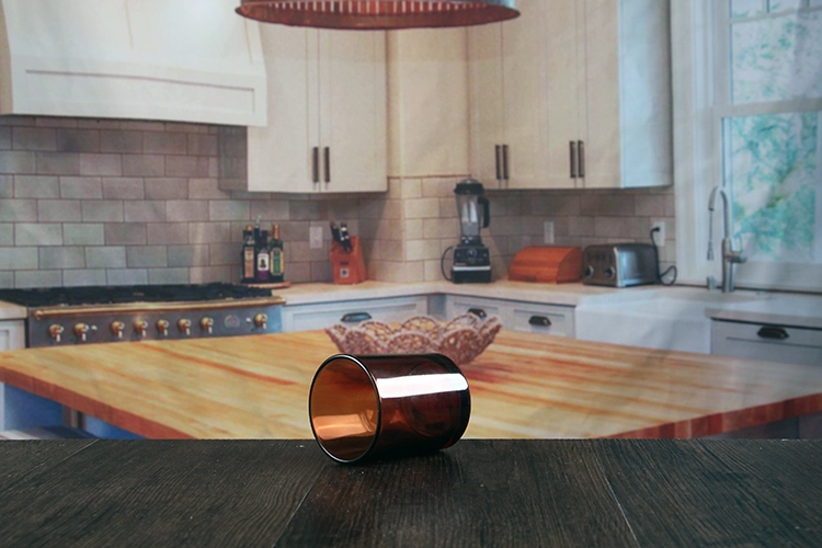 Amber candle holders