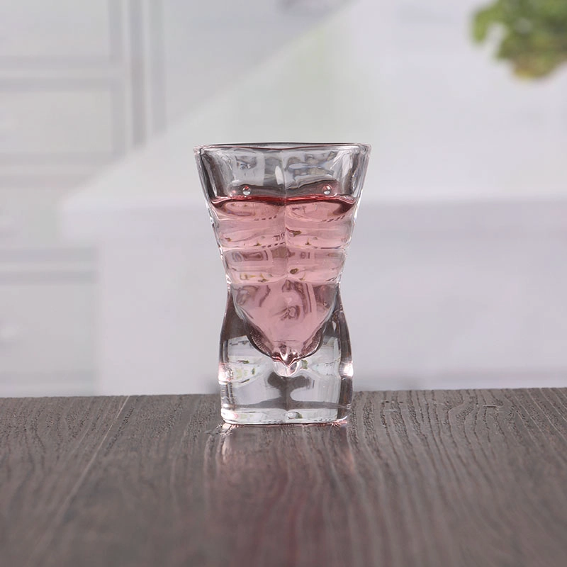 1 ounce mannen lichaam vorm schot glas groothandel