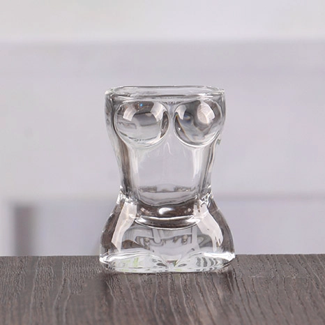 1 oz shot glass femme forme lunettes de lunettes de vin sexy sexy en gros