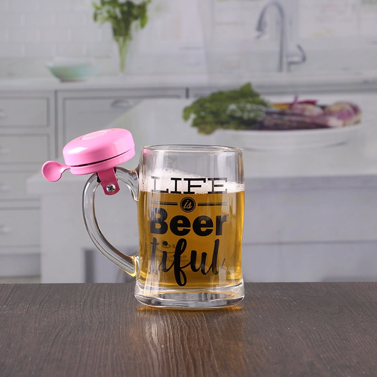 12 oz ambachtelijke biermok met klok aanpasbaar druklogo