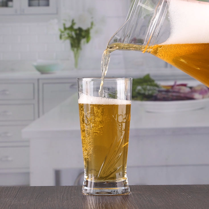 12 oz manipulé verres à bière sur mesure en relief verres à bière assortis verres de bière en gros