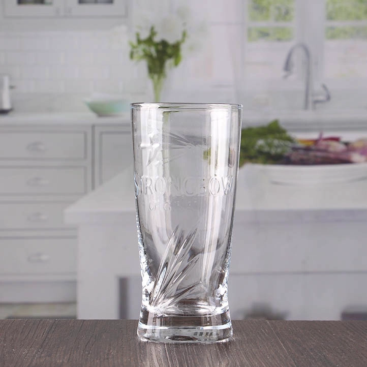 12 oz manipulé verres à bière sur mesure en relief verres à bière assortis verres de bière en gros