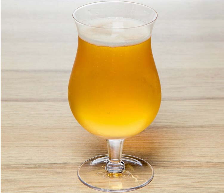 12 oz il vetro di birra del tulipano di alta qualità dei bicchieri di vetro del tulipano ha fissato all'ingrosso