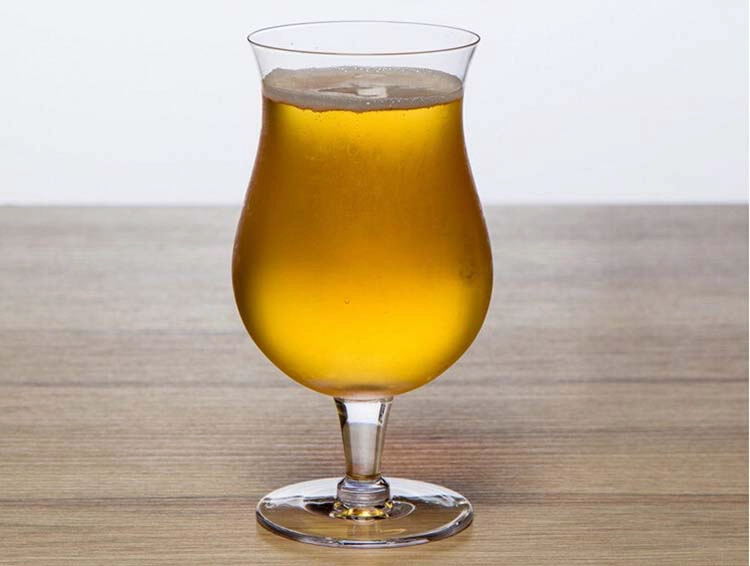 12 oz il vetro di birra del tulipano di alta qualità dei bicchieri di vetro del tulipano ha fissato all'ingrosso