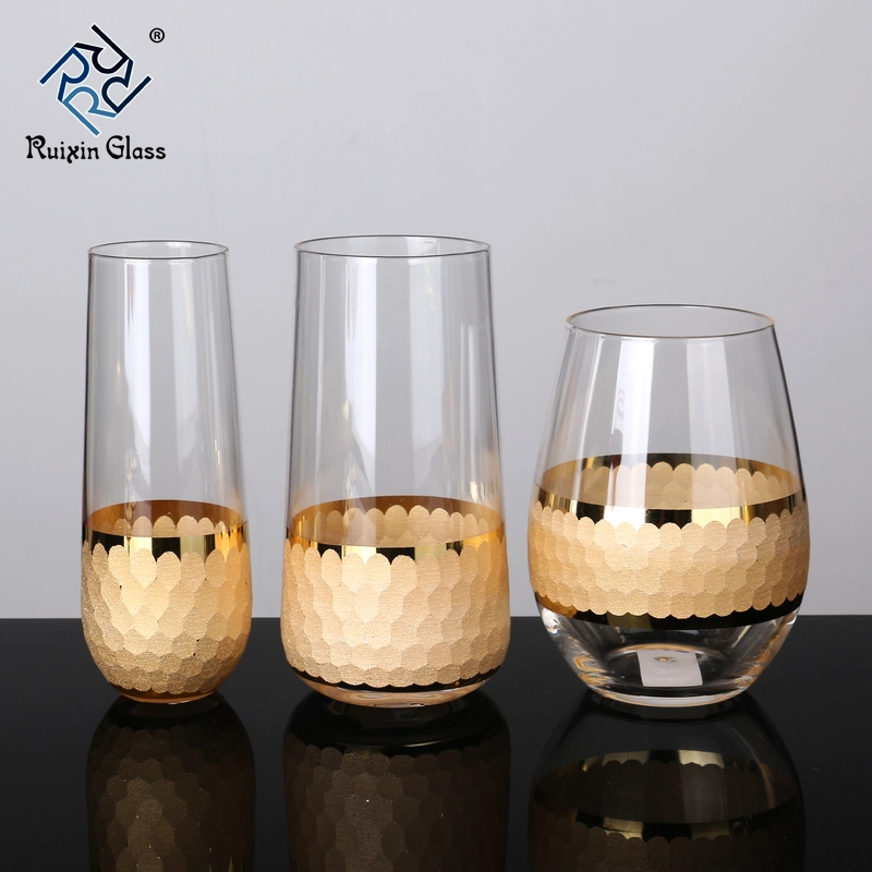 13 Toptan Özelleştirme Beyaz Şarap Bardakları Stemless