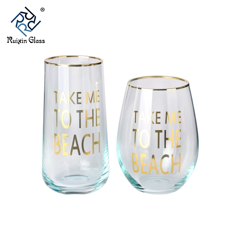 13 Toptan Özelleştirme Beyaz Şarap Bardakları Stemless
