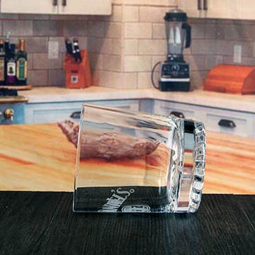 Ensemble de verre de whisky gravé à la qualité de 350 ml
