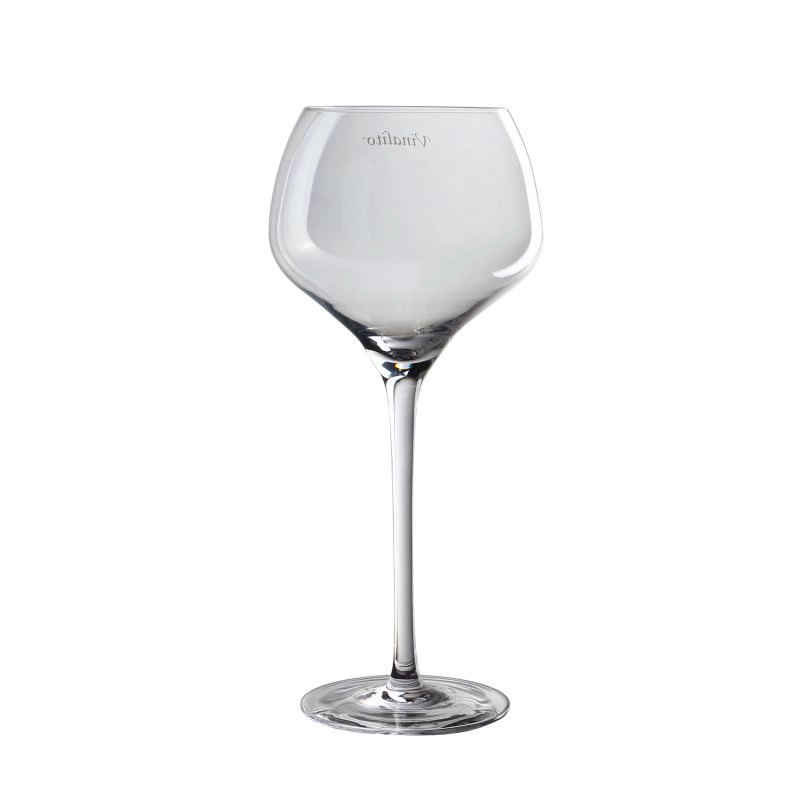 505ml broad bowl burgundy red wine glass with long stem