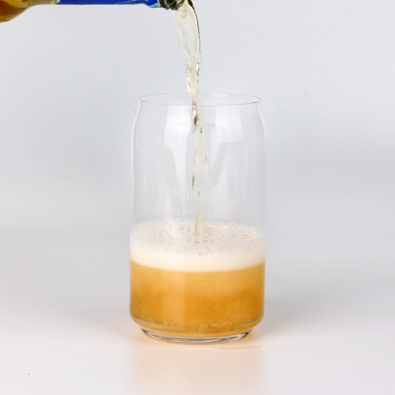 Amazon Hot Selling Beer Can Shaped Glasses Cup 16oz In Stock