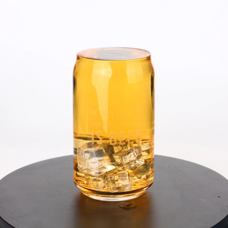 Amazon Hot Selling Beer Can Shaped Glasses Cup 16oz In Stock