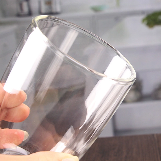 Best 350ml 12oz insulated double walled glass tea tumbler sale