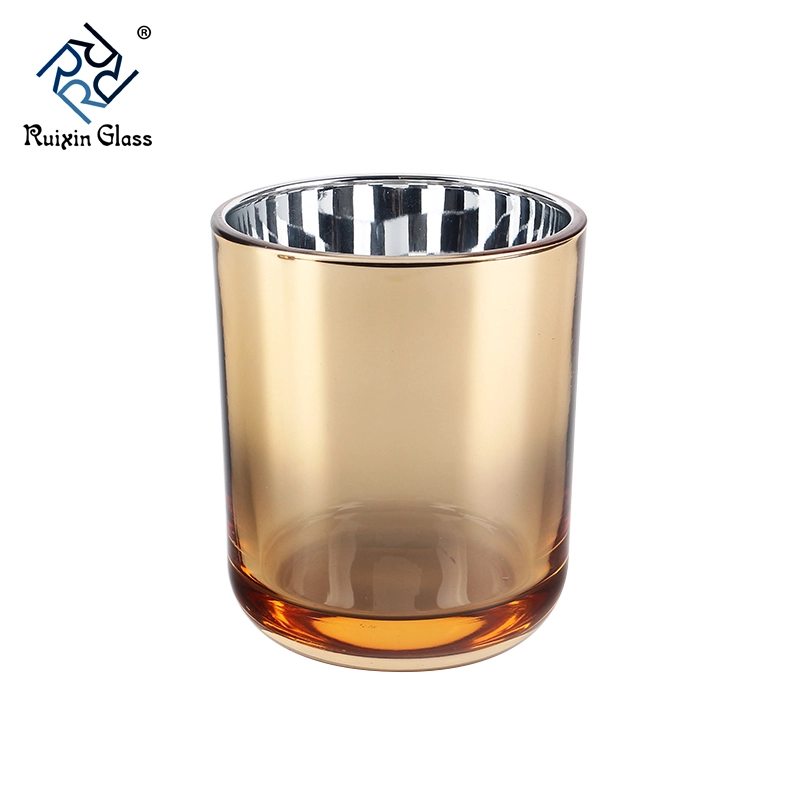 CD071 Electroplated Crystal Gold Votive Candle Holders Wholesale