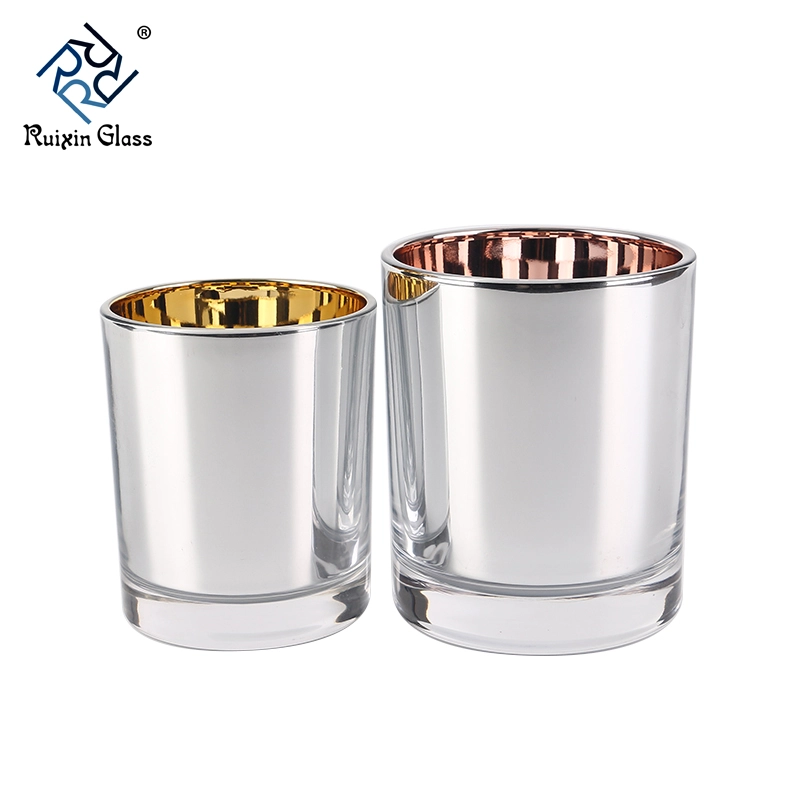 CD071 Electroplated Crystal Gold Votive Candle Holders Wholesale