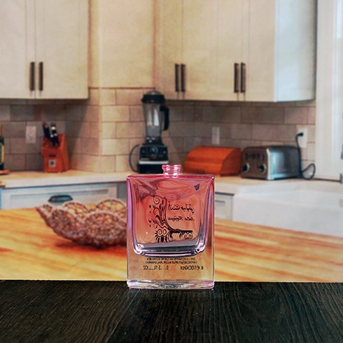 A buon mercato 85ML fondo spesso decal rosa bottiglia di profumo all'ingrosso