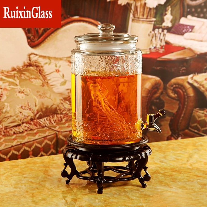 proveedor tarro de cristal grande de China la fabricación de envases de vidrio