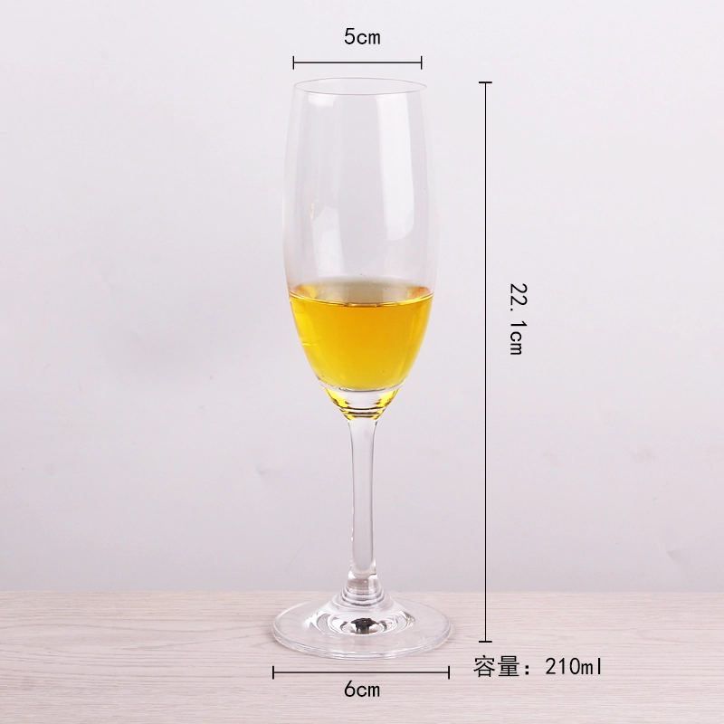 China fabricante de copos de champanhe cupê 210ml