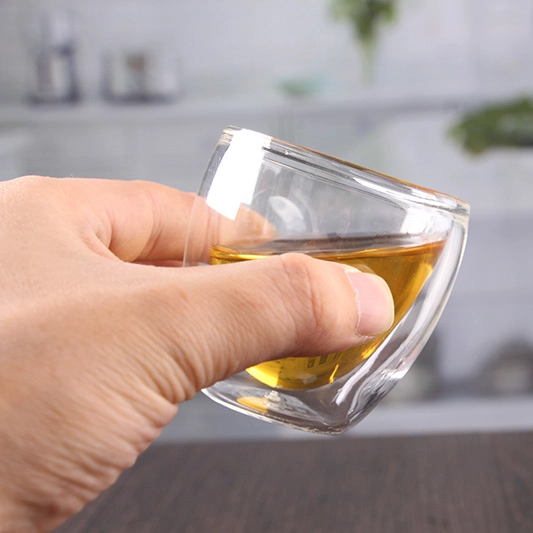 China 60ml small double wall insulated glasses mugs wholesale