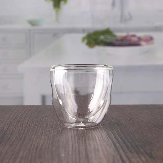 China 60ml small double wall insulated glasses mugs wholesale