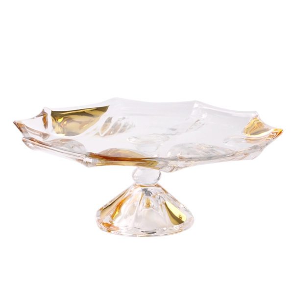 Chine haut de gamme créative cristal verre fruits plaque fournisseur