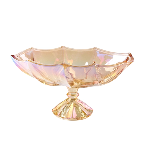 Chine haut de gamme créative cristal verre fruits plaque fournisseur