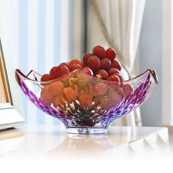 Chine plaque de verre exportateur de galvanoplastie, fruits de couleur plaque gros