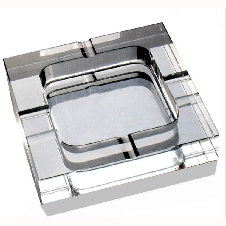 China glass ashtray factory unusual green ashtrays wholesale