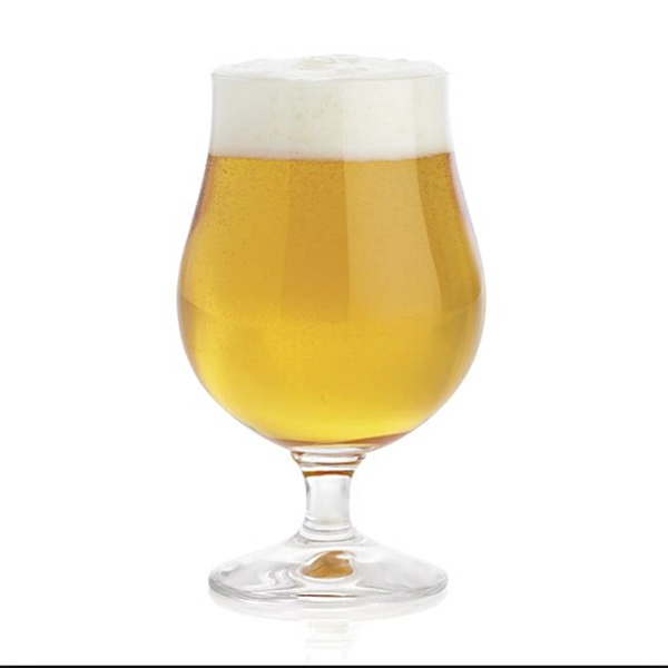 China glass beer steins manufacturer tulip beer glass supplier