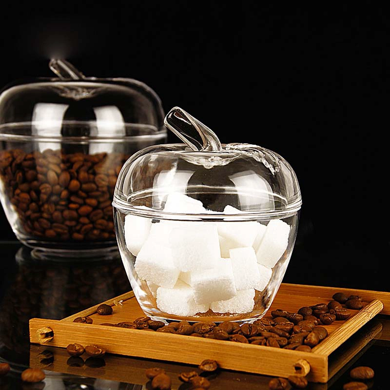China glass storage jar manufacturer glass bottle supplier