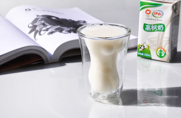 China hot exporter tumbler cups double walled glass mug cheap glass cups milk cup beer glass cups manufacturer