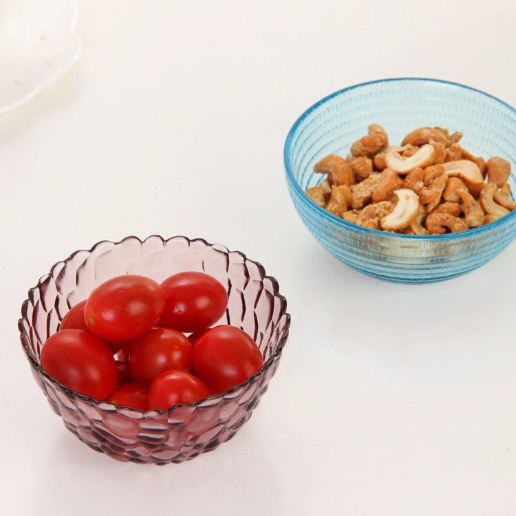 China saladeiras fabricante colorido fornecedor taças de vidro