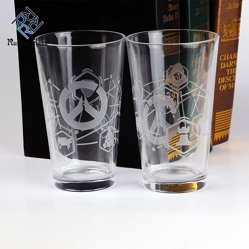 Classic Beer Glasses Pint Bar Glass Cup 16 Ounce Dringking Water Glasses For Home