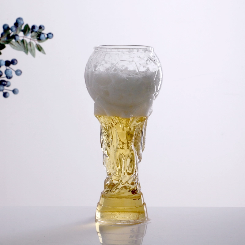 Creative 450ml Beer Glasses Football World Cup Glass Cup For Football Club Fans Party Bar Best Gift