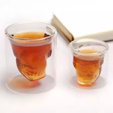 Doble pared jarra de cerveza de vasos de vodka fabricante
