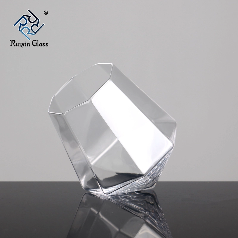 Hand Made Premium Lead Free Crystal Stemless Rolling Crystal Wine Glasses