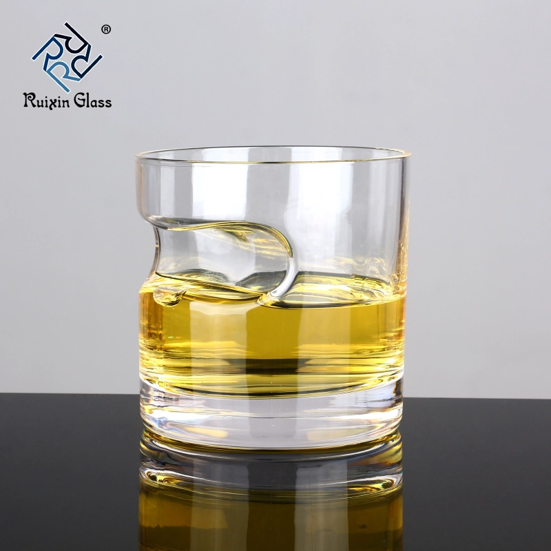 Handmade 12oz Whiskey Glass Cup Lead Free Clear Crystal Cigar Whiskey Glass