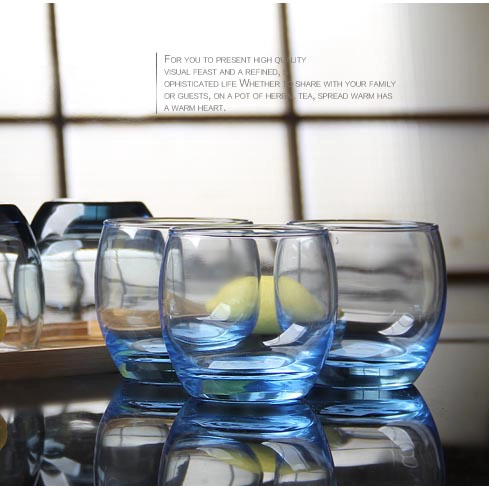 Hitzebeständige klare Glas Tasse Tee-Set Großhandel