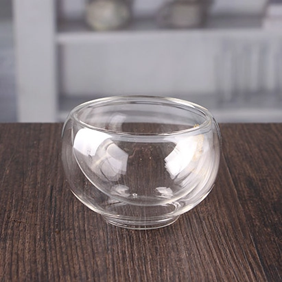 La tazza di tè delle merci domestiche ha fissato i bicchieri del tè di bodum piccoli tazza di tè di vetro a doppia parete all'ingrosso