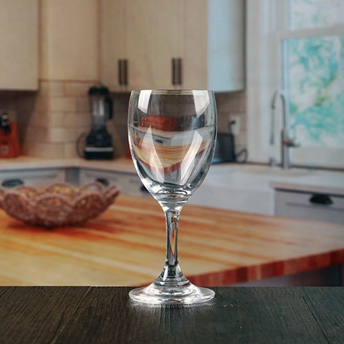 Gafas de cristal sin plomo de degustación de vinos vasos de vino de tallo corto