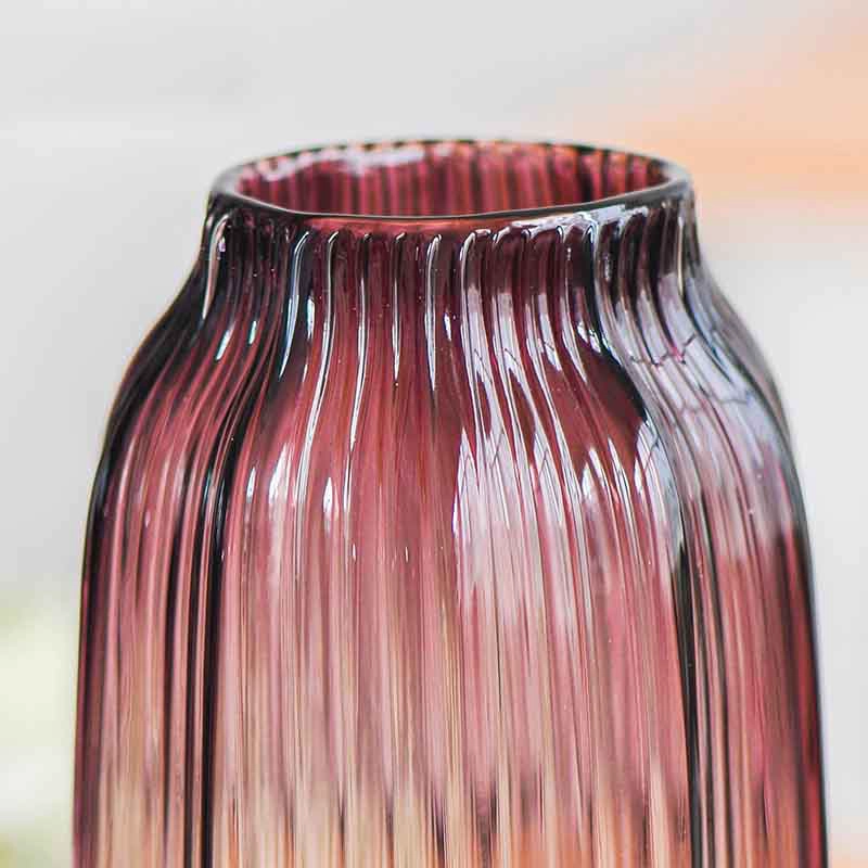 vase en verre rouge et pas cher bleu vases gros