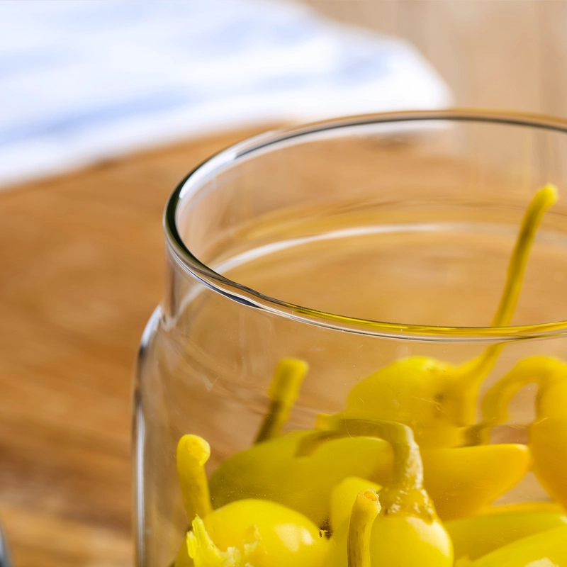 Affinamento fiale di vetro vaso di vetro fabbrica con all'ingrosso coperchio