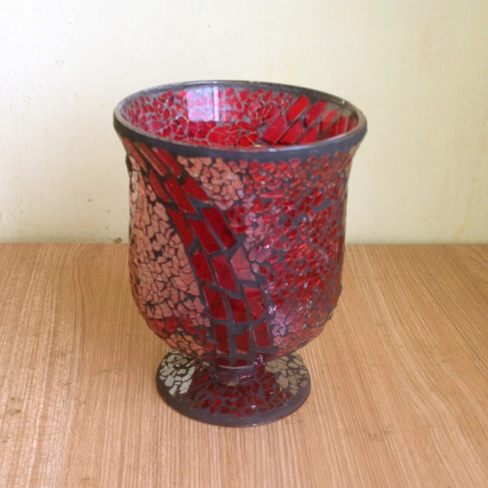 bougeoirs en verre ornements de bougies de jardin rétro, fournisseur de support de bougie antique