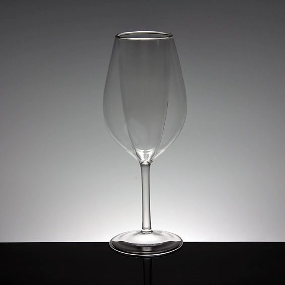 Vaso vidrio doble amurallada tazas vidrio Copa conjuntos doble 400ml tazas de centro de vidrio de la pared por mayor
