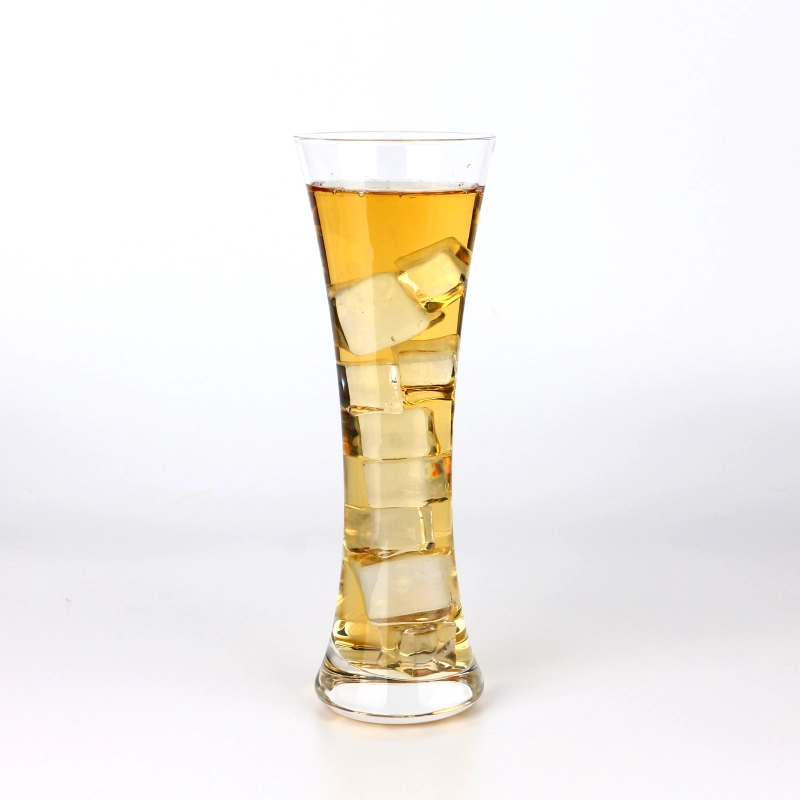 Wholesale Promotional High Transparent 12 Ounce Pilsner Beer Glasses Cup For Drinking Beer and Juice