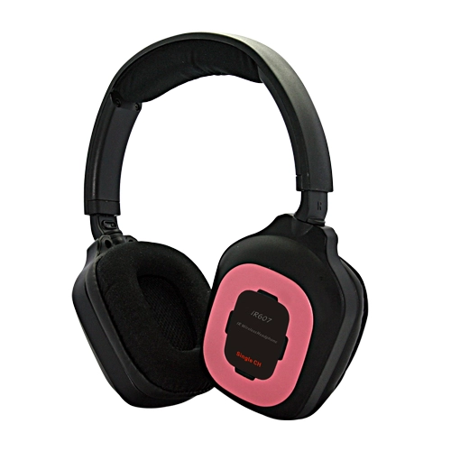 Infrared wireless Fold-flat headset IR-607 color for option