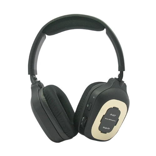 Infrared wireless Fold-flat headset IR-607 color for option