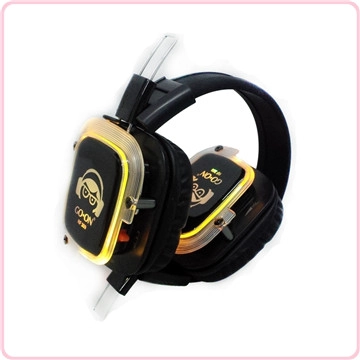 RF-309 LEDs auriculares yoga silencio para proveedor de clase de yoga Discoteca silenciosa