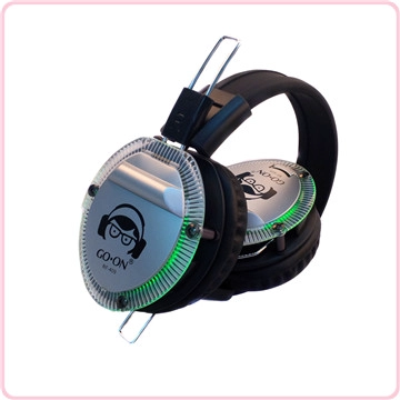 RF-409 2017 nouveau design silencieux casque disco avec lumières incandescentes LED