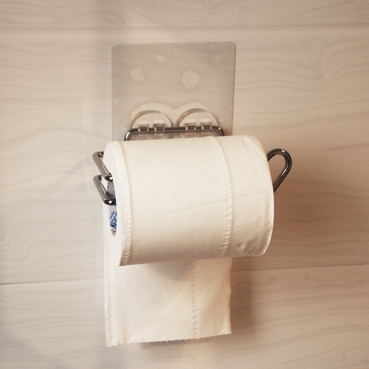 Magic toilet paper holder Two line