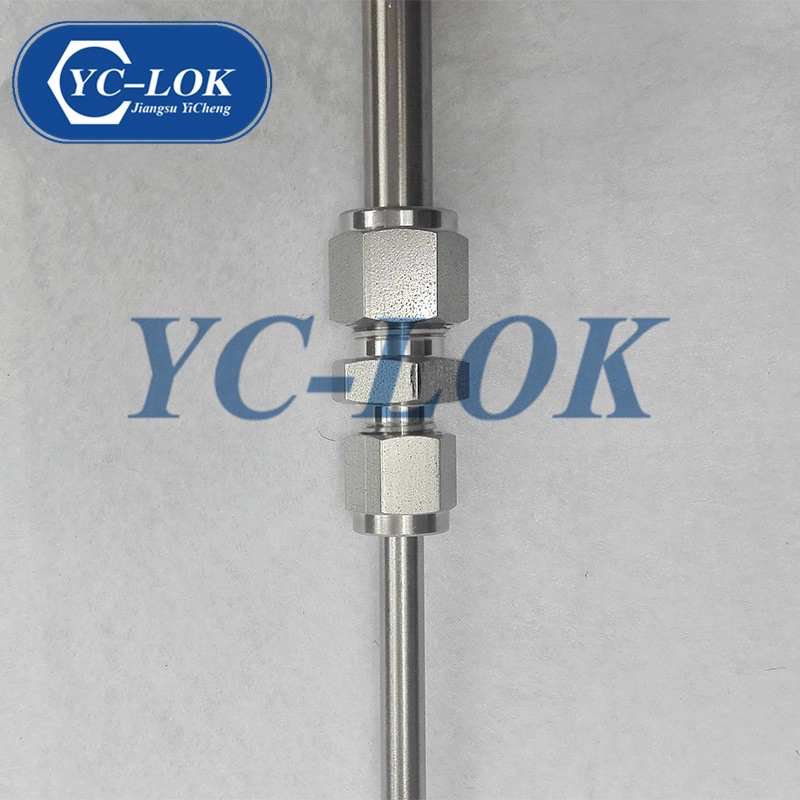 Raccords de compression 1/4 tube droit raccord réduit en acier inoxydable